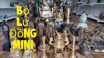 Bộ Lư Đồng Mini _ Tượng Chúa _ Tượng Nhất Mã _ Đồ Xưa _ Đồ Phong Thủy. Trưa 19/7#đồcổ #đồxưa #đồcũ