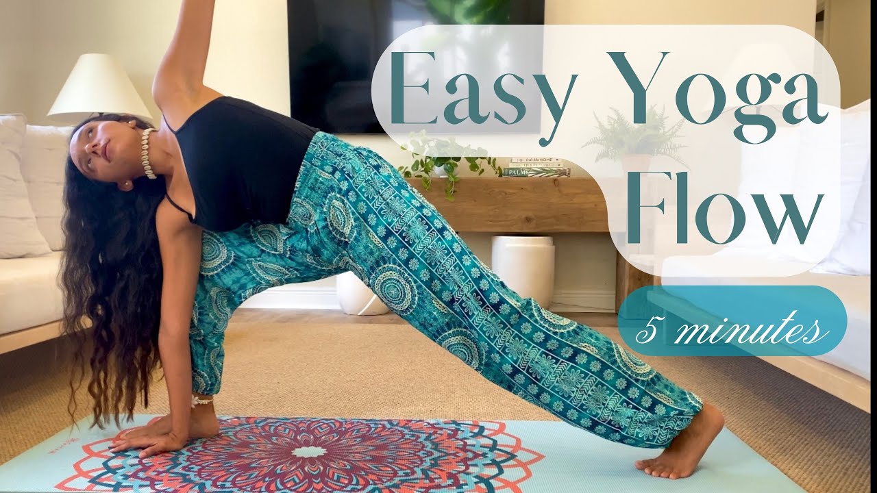 15 Minutes Easy Yoga Flow | Morning Yoga Suitable for All Levels - YouTube