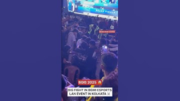 Fight in BGIS 2025 Lan Event between fans ☠️