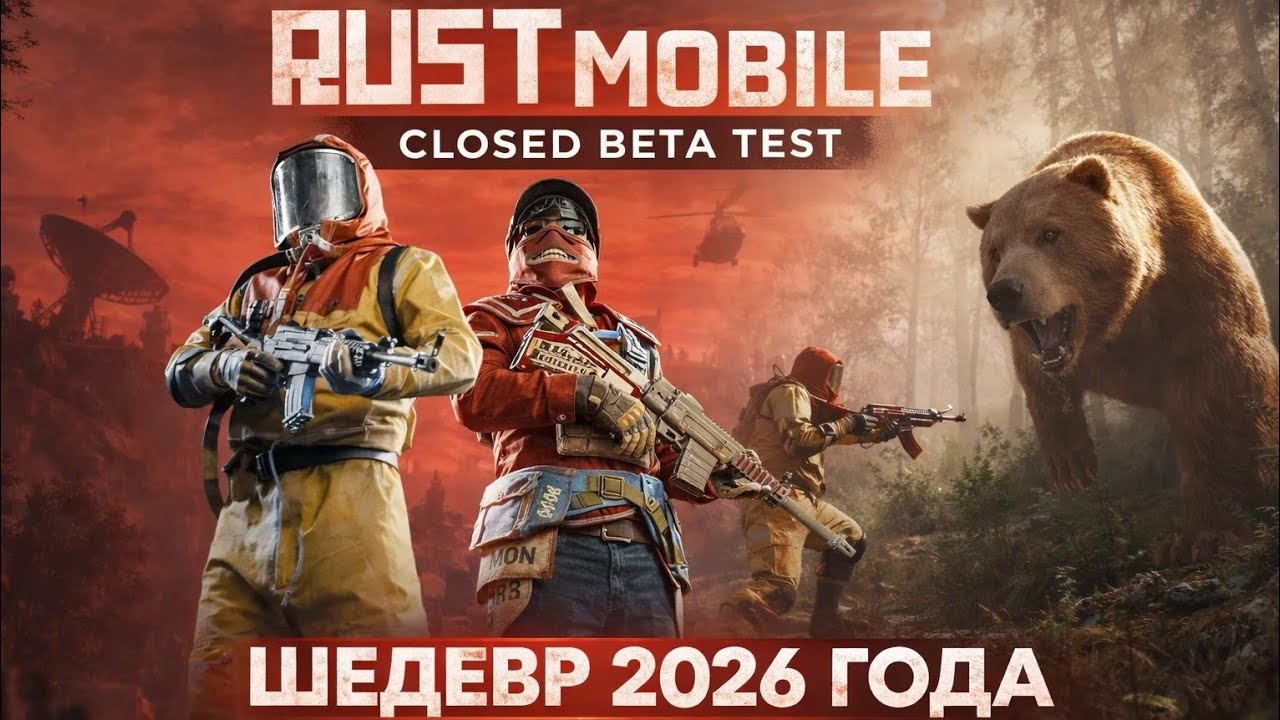 RUST MOBILE CLOSED BETA TEST - ШЕДЕВР 2026 ГОДА