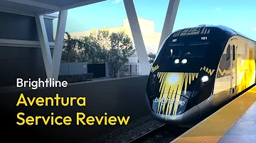 Brightline Aventura Train Service Review