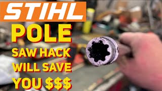 THIS STIHL POLE SAW HACK WILL SAVE YOU TIME, MONEY, AND LOADS OF FRUSTRATION