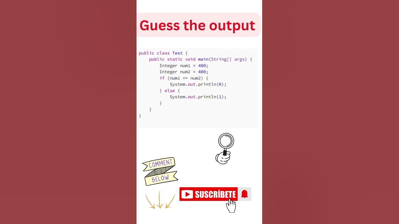 Day 3 | Guess the output | Java Interview Questions | #corejava #java # ...
