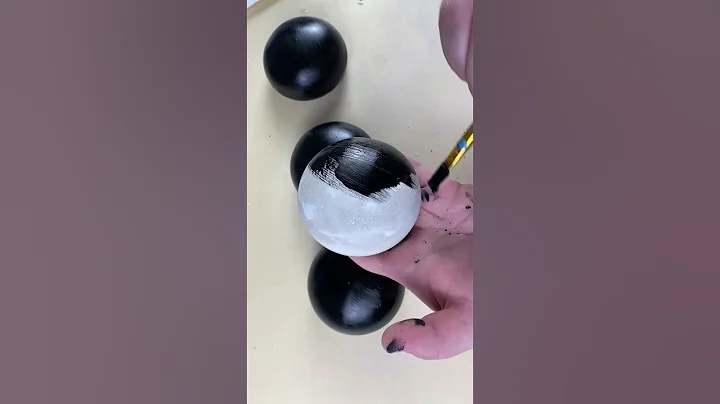 Prepping stones for dot mandala painting #art #satisfying #artist #craft #painting #dotart #mandala