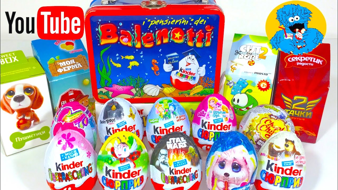 kinder сюрприз на русском языке 20 Киндер Сюрпризов,Unboxing Kinder Surprise My Little Pony,Angry Birds,Фиксики,Cut The Rope 2,Cars