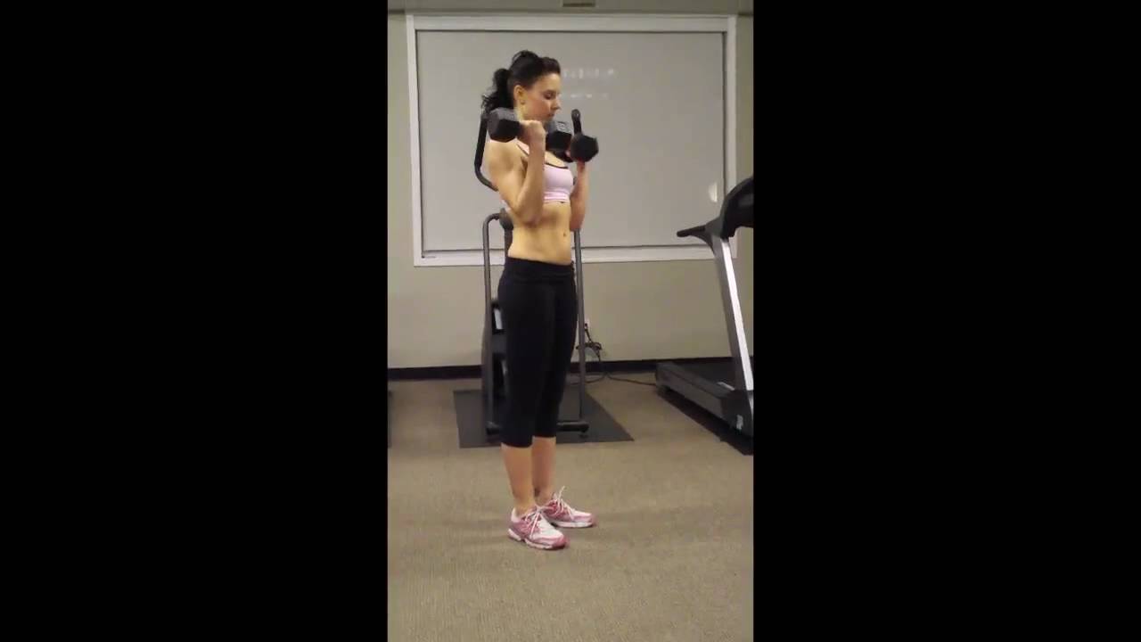 Performing A Proper Bicep Curl - YouTube