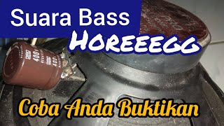 Cara Menambah Bass pada Speaker dengan Kapasitor