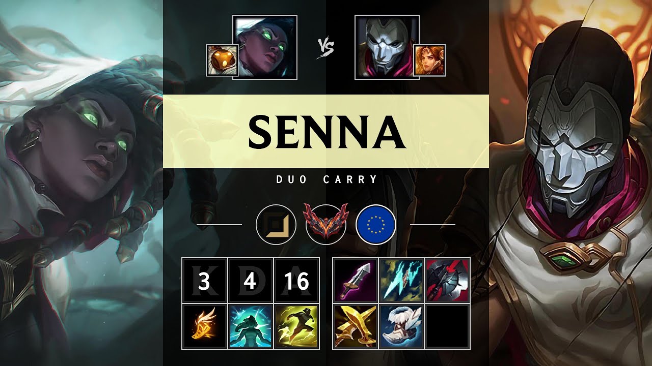 Senna ADC vs Jhin - EUW Grandmaster Patch 25.12