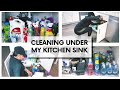 CLEANING UNDER MY KITCHEN SINK 2020