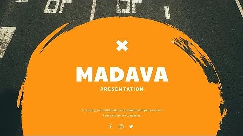 Madava - Brush Powerpoint Template