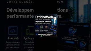 EttichaWeb – Création de sites web, applications web, mobile, logiciels desktop. Tarif 100 000 FCFA