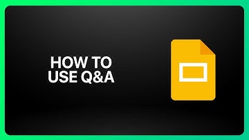 How To Use Q&A In Google Slides 2025! Tutorial