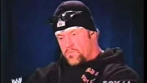 Undertaker promo on Vince Mcmahon 11 06 2003