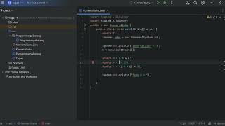 Codingan Konversi Suhuu