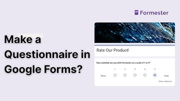 How to Create a Questionnaire in Google Forms? (Easy Steps!)