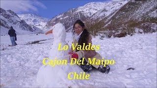 Velo de la Novia and Lo Valdes at Cajon Del Maipo in Santiago