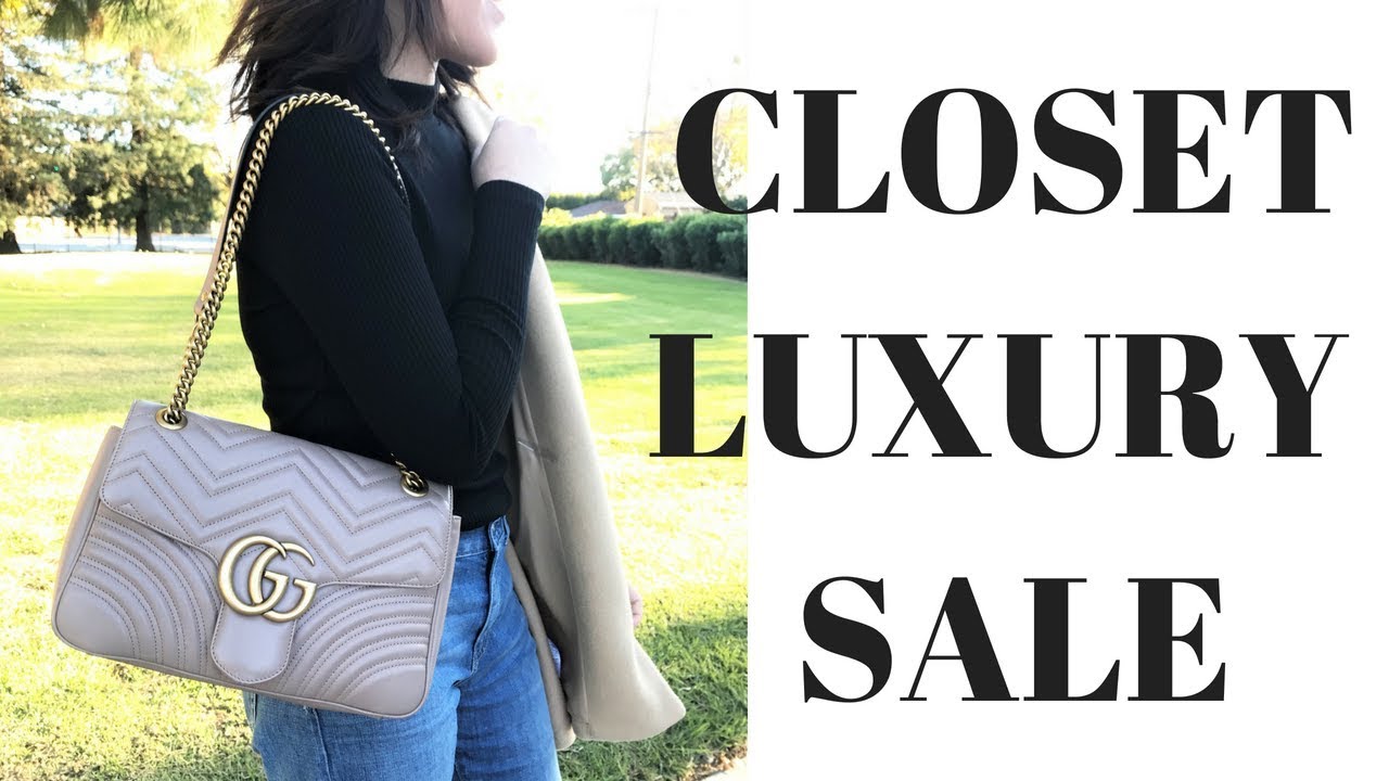 MY CLOSET LUXURY SALE! CHANEL, LOUIS VUITTON, GUCCI - YouTube