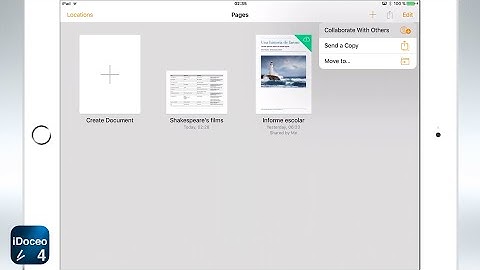 Adding editable iWork files into iDoceo
