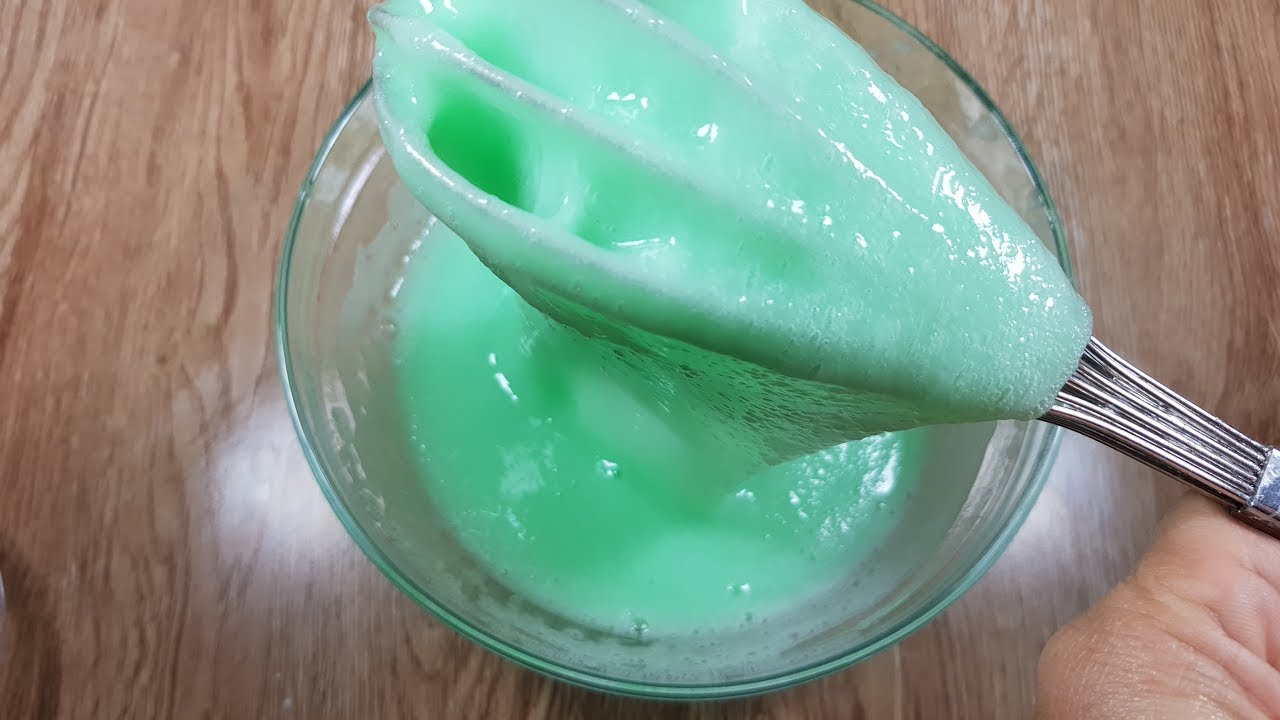 Water Flour Slime No Borax YouTube