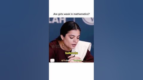 Are girls weak in mathematics? 🤔 #shorts #motivation