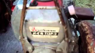 KAAZ T20 Vintage Weedeater Brush Cutter Like A Green Machine With Mitsubishi T12P-3 Engine KAAZ T20 Vintage Weedeater Brush Cutter Like A Green Machine With Mitsubishi T12P-3 Engine