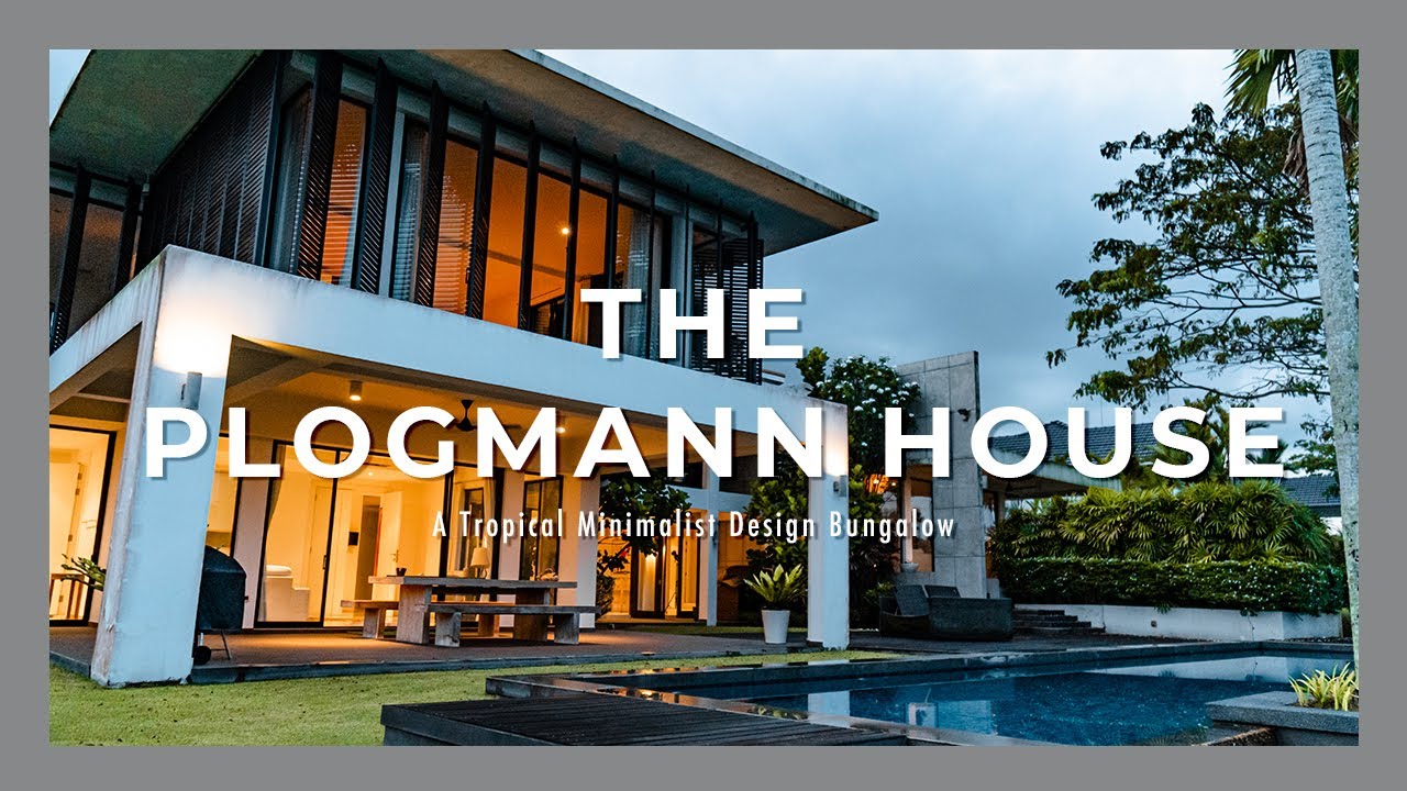 Tropical Minimalist Bungalow with Infinity Pool |The Plogmann House| Malaysia's Extraordinary H