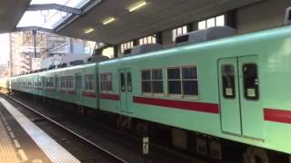 西鉄5000形5101F+西鉄5000形5008F西鉄薬院駅到着20151105