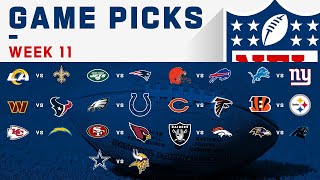 NFL Week 11 Game Picks