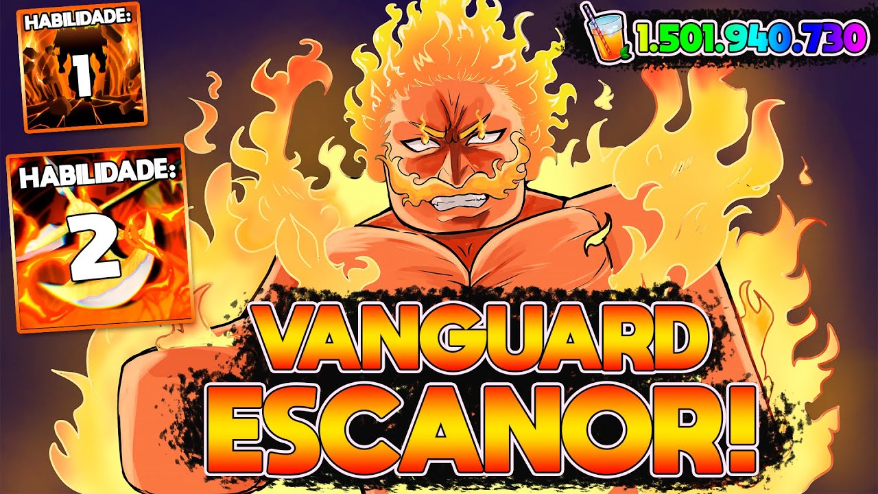 ESSE ESCANOR QUEBROU O JOGO! A UNIT MAIS FORTE DO ANIME VANGUARDS! (1 MILHÃO E 500K DE ICED TEA)