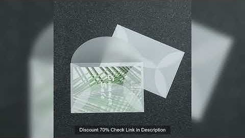 50pcs/lot Blank Translucent Envelope for Invitations Postcards European Giftbox Message Card Letters