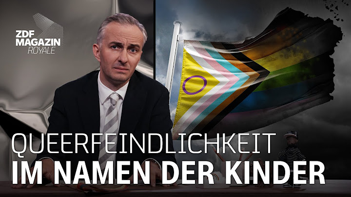 Queerfeindlichkeit verkleidet als Kinderschutz | ZDF Magazin Royale