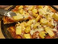 Ham and pineapple pizza с ананасом и ветчиной пицца 🍕 խոզապուխտով և արքայախնձորով պիցա պիցցա անանաս