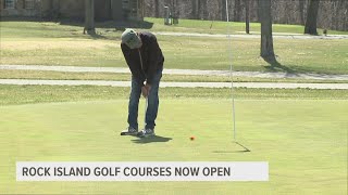 Rock Island golf courses open for first time this year