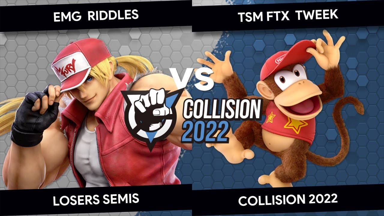 Collision 2022 - Riddles (Terry) vs Tweek (Diddy Kong) - Top 8 - Losers Semis
