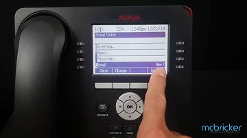 Voicemail to Email Avaya IPOffice 9508 9608 McBricker