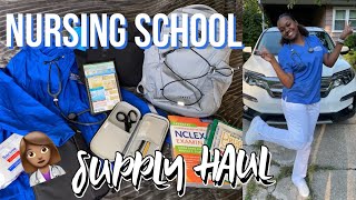 HUGE nursing school supply haul (first semester) | littman, clove shoes, clinical bag | tiani mcloyd