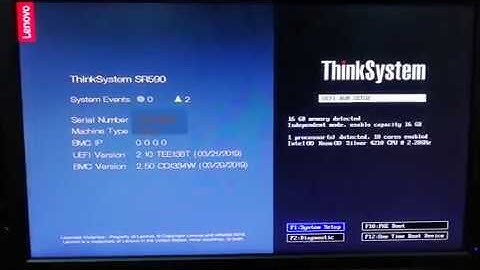 Lenovo Server RAID Configuration and Windows Server 2019 Installation | ThinkSystem SR 590 - RAID 6
