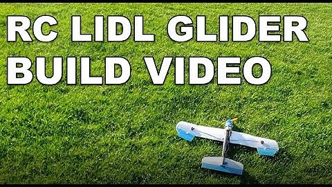 Lidl Glider Rc Conversion Build Video Motor ESC Metal Servos