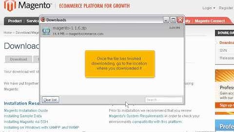 Hoe installeer je een Magento webshop