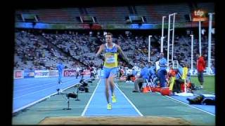 Viktor Kuznyetsov Triple Jump 17.29 Pb Barcelona Ech 4 Place