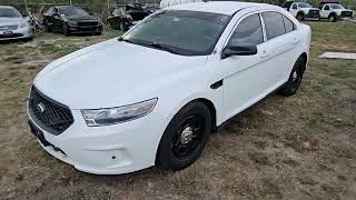 2013 Ford Taurus Police Interceptor Lot#121