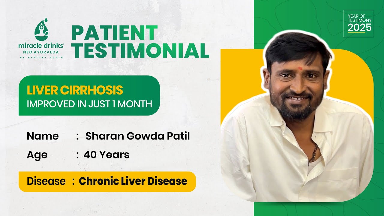 Liver Cirrhosis Improved in Just 1 Month | Miracle Drinks Testimonial