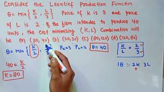 leontief production function. fixed proportion production function. perfect complements production