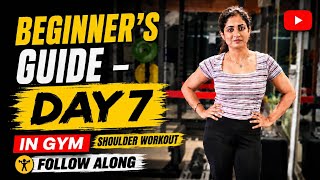 Beginner’s Guide Day 7 | Shoulder Workout 🔥