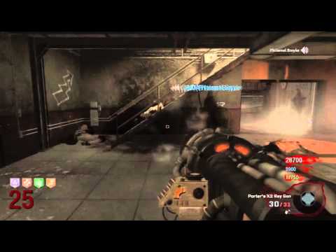 Call of Duty Black Ops - Zombie Ascension Gameplay Rounds 25-28! (Part 1/2)