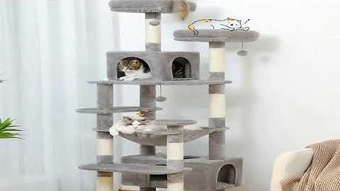A must-have product! Large Cat Tree and Tower for Indoor Cats With Sisal-Covered Scratching Posts