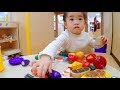 Learn Numbers Learn Colors Kids Indoor Playground Kitchen toys and cooking food toys