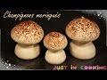 ❅ Réaliser des Champignons Meringués pour décorer ses desserts ! ❅