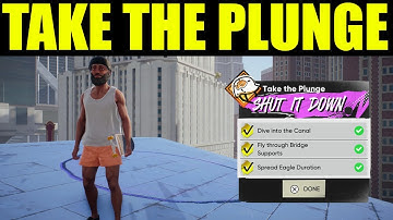 Skate 4 - how to "fly through bridge supports" | take the plunge goals guide
