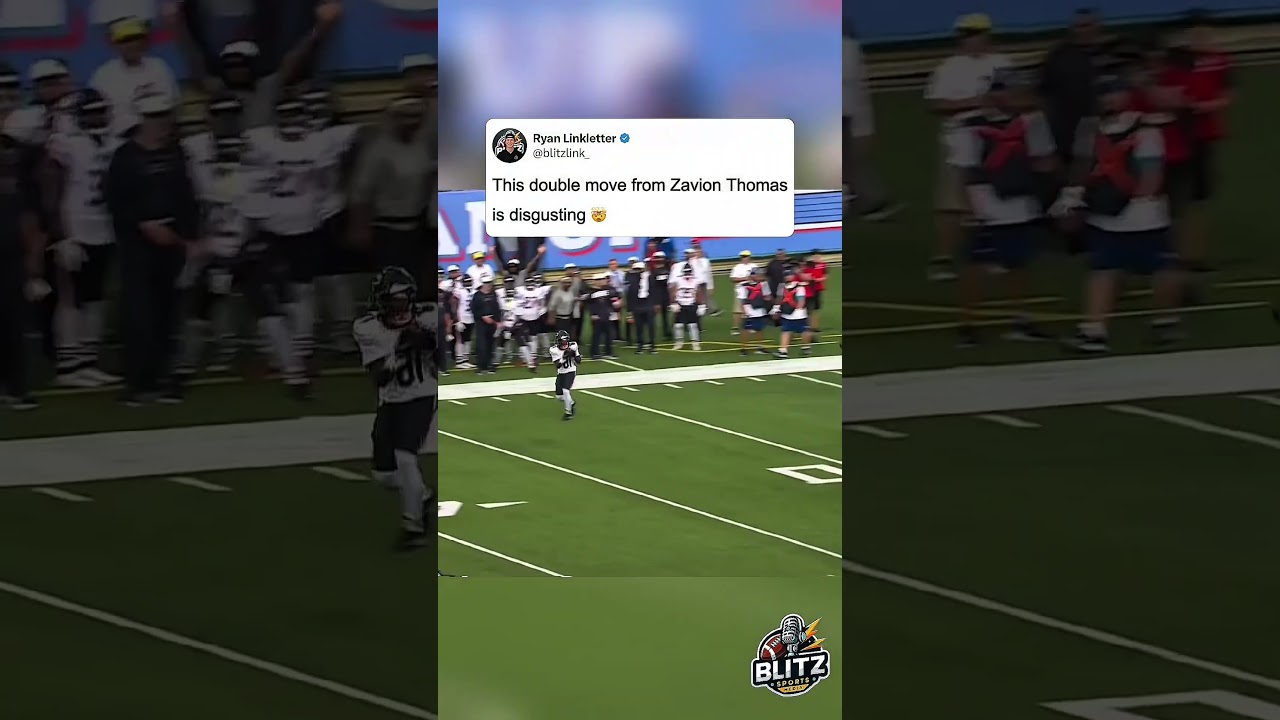 Zavion Thomas looks like another steal for the bears in the draft #nfl #football